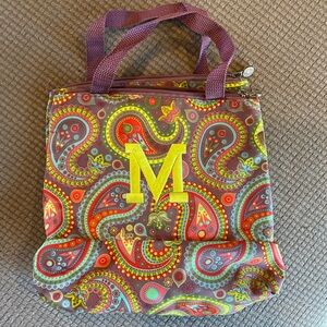 M initial travel hygiene bag